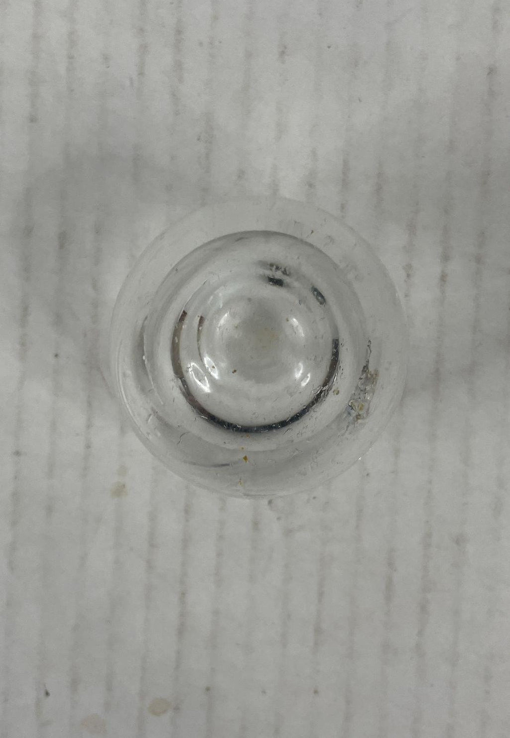 Vintage Clear Glass Decanter Stoppers Replacement Set of 2