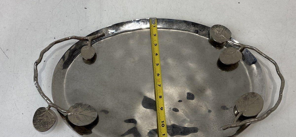 Michael Aram Leaf Oval Tray Medium 19" Long