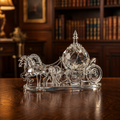 Godinger Shannon Collection Crystal Wedding Coach Carriage Figurine