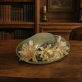 San Diego Hat Company Green Hat with Floral Band