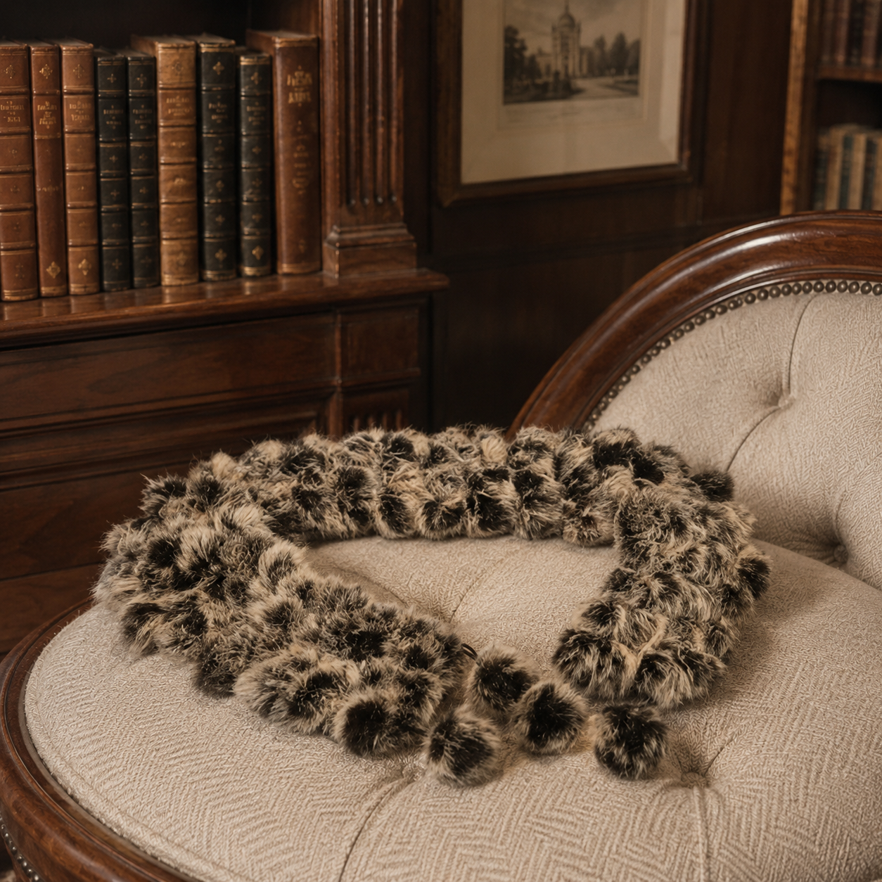 Fur‑Style Scarf (Unbranded) 57" [M20777]
