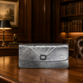 J. Renee Metallic Clutch Purse