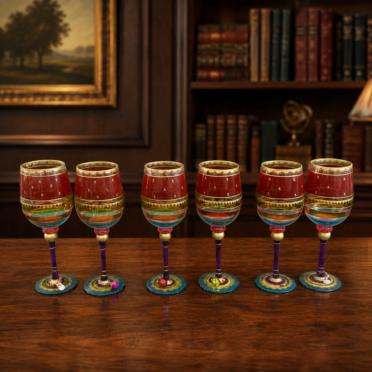 Pier 1 Drinking Glasses Set of 6