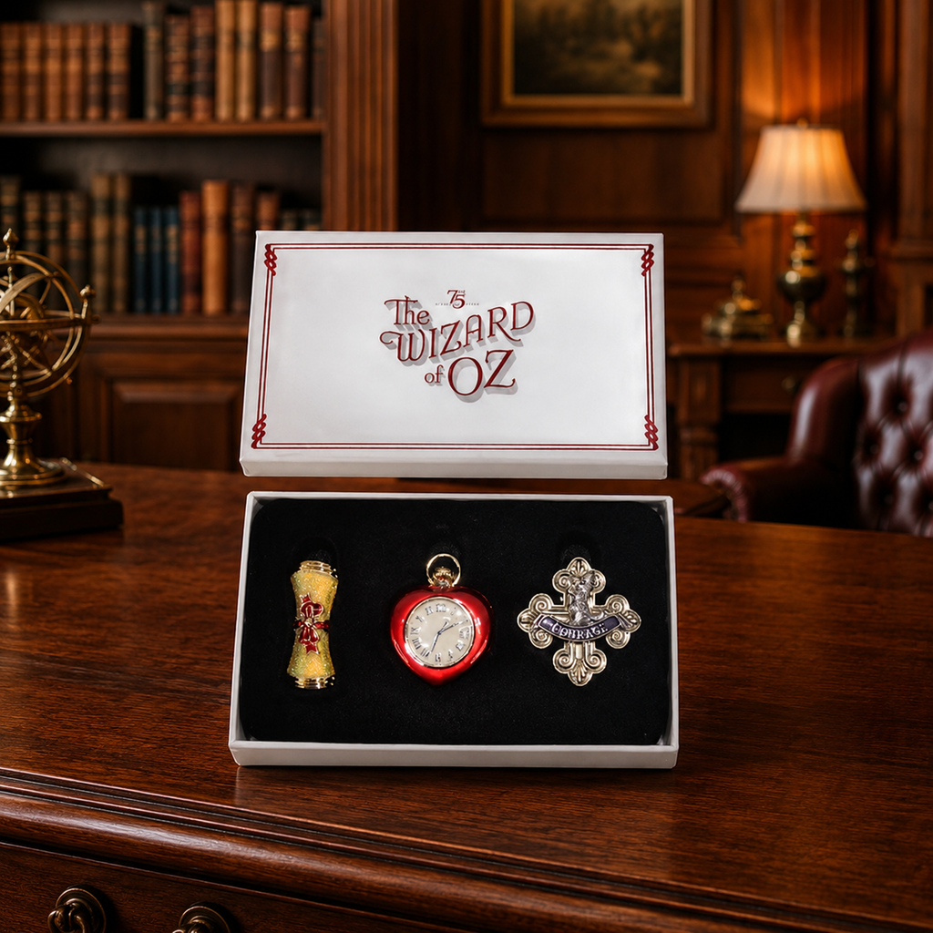 The Wizard of Oz 75th Anniversary Enamel Pin Collection Gift Set | Dorothy Ruby Slippers & Toto Collector Pins