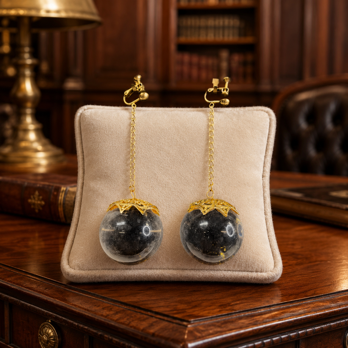 Extra Large 1990s Brutalist Silver and Gold-Tone Clip Earring Set