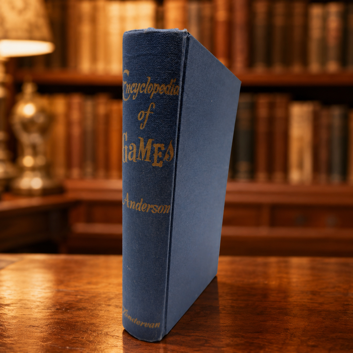 1950s Encyclopedia of Games by Davis Anderson | Hardcover Game Reference Book