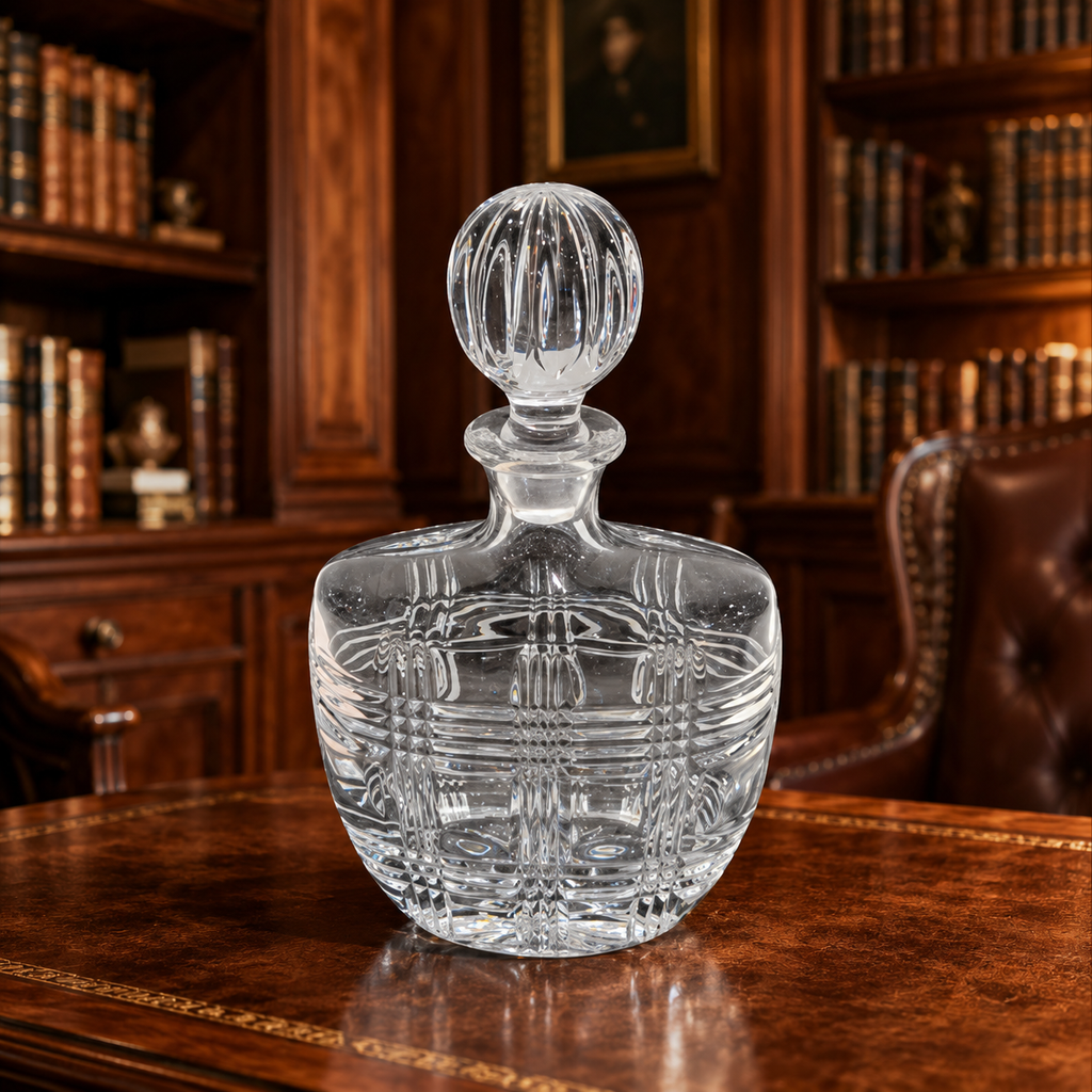 AGE REVIEW Fitz and Floyd Crystal Whiskey Decanter