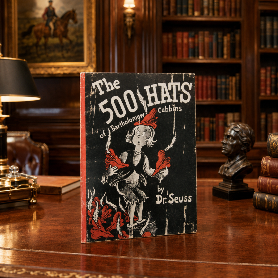 The 500 Hats of Bartholomew Cubbins by Dr. Seuss, Scholastic Book Services paperback