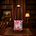 Vera Bradley Women's Pink Multi Super Bloom Mini Hipster Crossbody Bag Purse