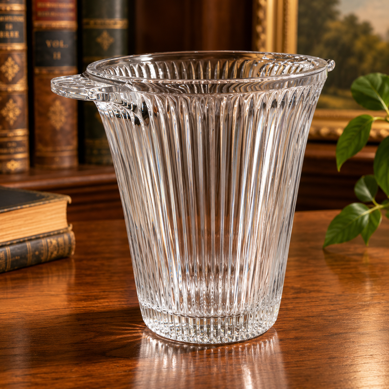 Mikasa Diamond Fire Crystal Champagne Chiller Bucket