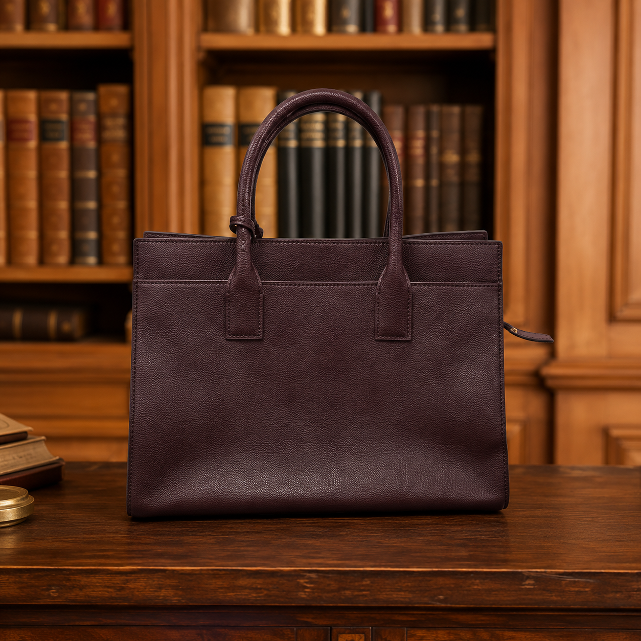 Kate Spade New York Cameron Street Candace Satchel | Plum Purple Saffiano Leather Tote Bag