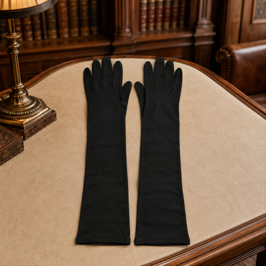 Black Mocha Washable Gloves - Genuine Black Head