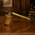 Vintage Brass Pump Sprayer with Long Wand, Cinematic Gangster Speakeasy Decor