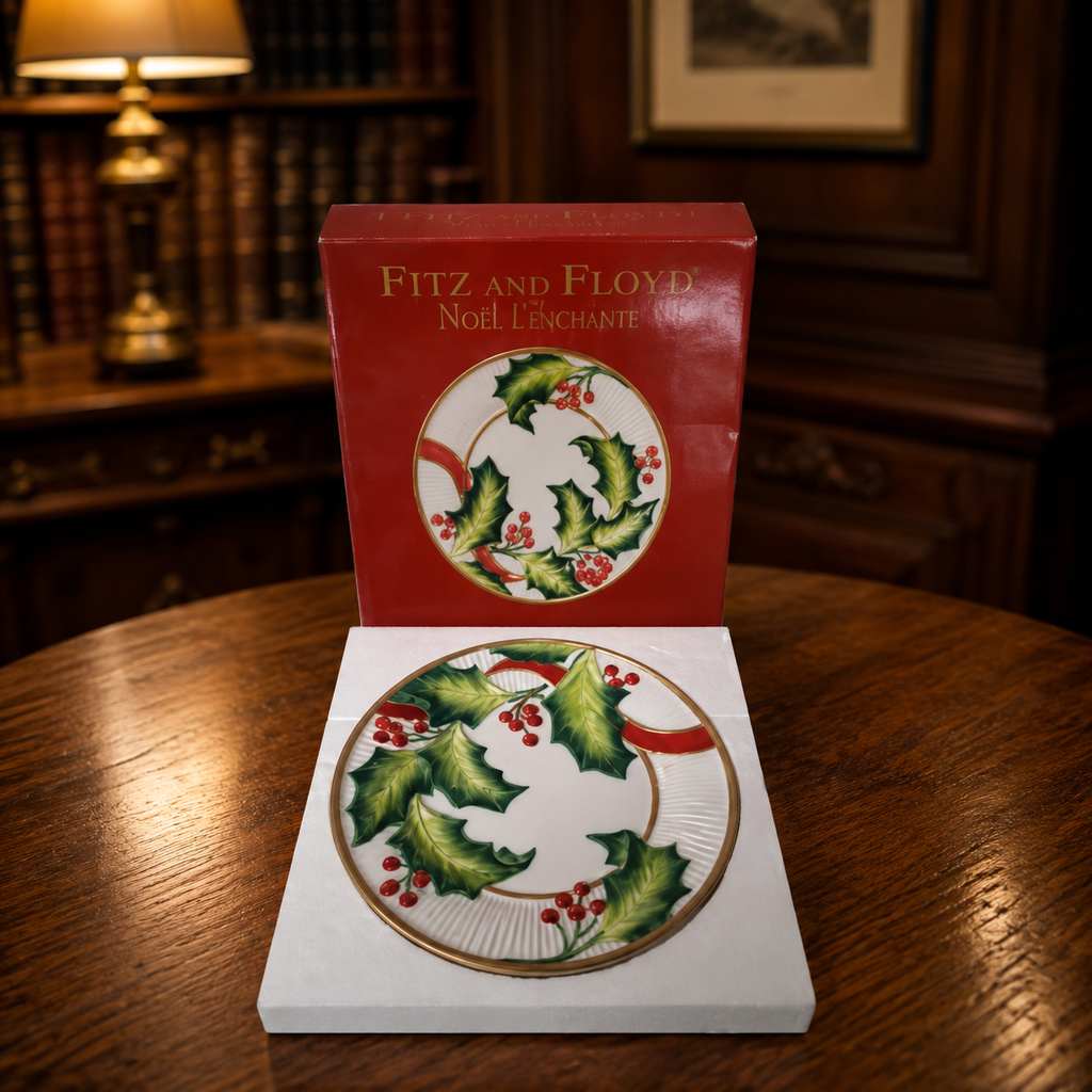 AGE REVIEW Fitz and Floyd Noel Classique Canape Plate