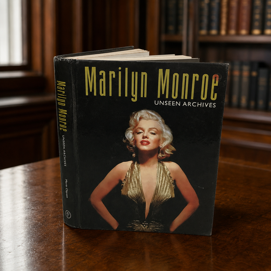 Marilyn Monroe Unseen Archives by Marie Clayton hardcover in black dust jacket