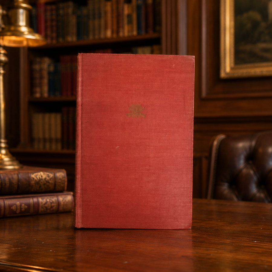 War and Peace by Leo Tolstoy, 1942 Inner Sanctum Edition hardcover in red cloth