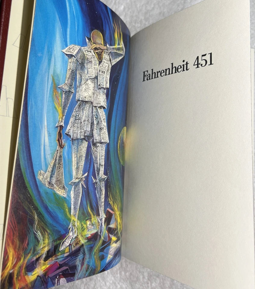 Fahrenheit 451 by Ray Bradbury Easton Press Leather Hardcover