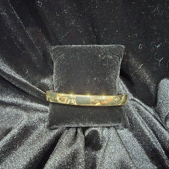 Vintage Tommy Bahama Gold Tone Rhinestone Bangle Bracelet Estate Designer Vintage Jewelry