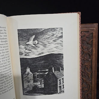 The Trusting and the Maimed by James Plunkett, 1955 Devin-Adair hardcover with wood engravings, view 6
