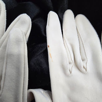 Vintage White Opera Length Dress Gloves | Classic Formal Ladies Evening Gloves