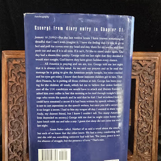 Barbara Bush A Memoir Barbara Bush Signed by Barbara Bush 1994 First Edition Hardcover With Dust Jacket (Fixes)