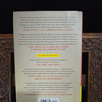 American Pharoah The Untold Story of the Triple Crown Winner's Legendary Rise by Joe Drape Signed by Joe Drape First Edition 2016 Hardcover (Fixes)