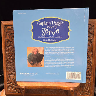 Captain Dargo: Born to Serve by M. J. McCluskey Signed Hardcover Balboa Press 2013 Autographed & Inscribed