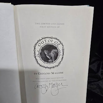 Out of Oz The Final Volume in the Wicked Years Gregory Maguire Signed by Gregory Maguire Limited First Edition 2011 Hardcover (Fixes)