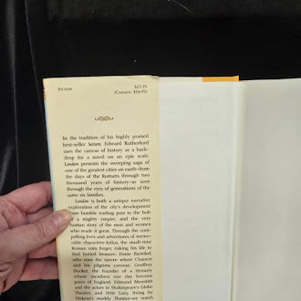 London The Novel by Edward Rutherfurd Signed by Edward Rutherfurd 1997 First Edition First Printing Crown Publishers Hardcover with Dust Jacket (Fixes)