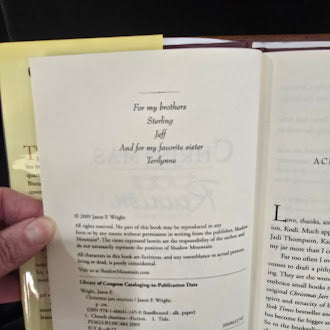 Christmas Jars Reunion Jason F Wright Signed by Jason F. Wright 2009 Hardcover (Fixes)
