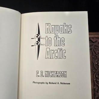 Kayaks to the Arctic by E. B. Nickerson, 1964 Holt Rinehart and Winston hardcover with dust jacket, view 6