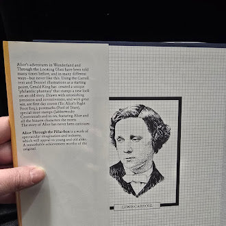 Alice Through the Pillar Box and What She Found There by Gerald King 1978 Whizzard Press Hardcover with Dust Jacket Illustrated