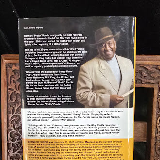 Let the Drums Speak The Life Story of the Worlds Most Recorded Drummer by Bernard Pretty Purdie 2014 Signed Hardcover with Dust Jacket Inscribed