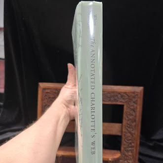 The Annotated Charlottes Web by EB White Introduction and Notes by Peter F Neumeyer 1994 HarperCollins Hardcover with Dust Jacket Illustrated