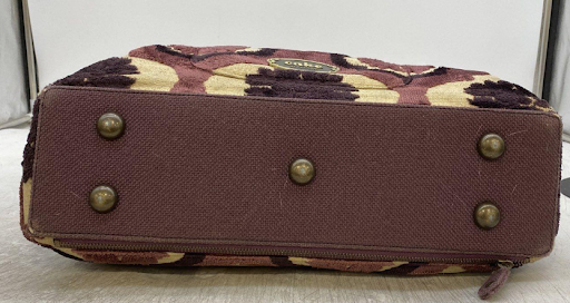 Cake by Petunia Pickle Bottom Patterned Satchel with Matching Pouch, Fabric Shoulder Bag Set