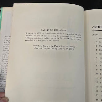 Kayaks to the Arctic by E. B. Nickerson, 1964 Holt Rinehart and Winston hardcover with dust jacket, view 5