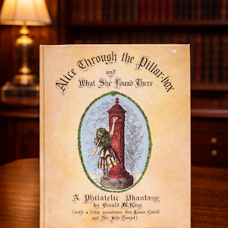 Alice Through the Pillar Box and What She Found There by Gerald King 1978 Whizzard Press Hardcover with Dust Jacket Illustrated