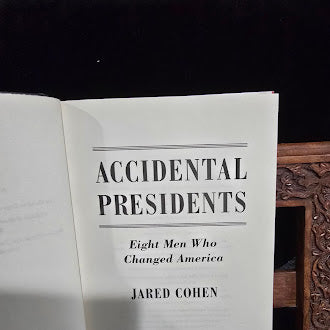 Accidental Presidents by Jared Cohen, 2019 Simon and Schuster hardcover with dust jacket, view 4