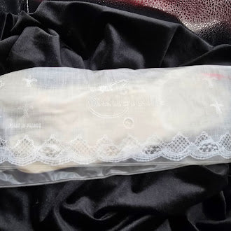 Vintage white long ruched dress gloves opera style ladies gloves size 6 1/2