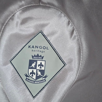 Kangol Heritage brown herringbone bucket hat with stitched band