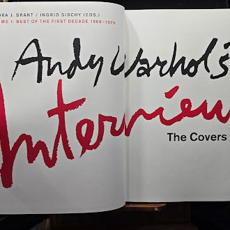 Andy Warhols Interview The Covers by Sandra J Brant Ingrid Sischy 2006 Edition 7L Hardcover Limited Edition