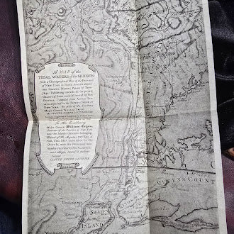 Hudson River Landings by Paul Wilstach Signed by Paul Wilstach 1933 First Edition Bobbs Merrill Company Hardcover Limited Edition with Map (Fixes)