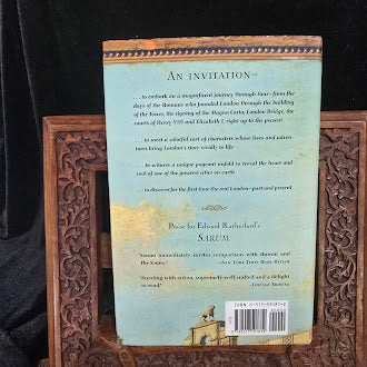 London The Novel by Edward Rutherfurd Signed by Edward Rutherfurd 1997 First Edition First Printing Crown Publishers Hardcover with Dust Jacket (Fixes)