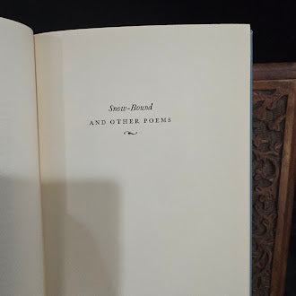 Snow-Bound and Other Poems by John Greenleaf Whittier, 1965 Peter Pauper Press hardcover in slipcase with ephemera, view 6
