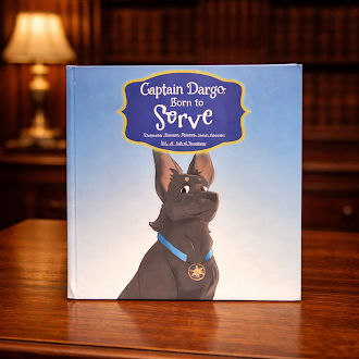 Captain Dargo: Born to Serve by M. J. McCluskey Signed Hardcover Balboa Press 2013 Autographed & Inscribed